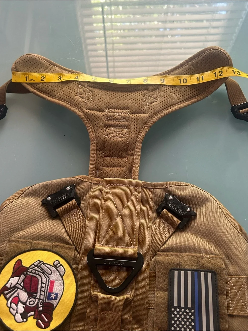 Icefang Dog Vest Tactical K9 Dog Harness Coyote Brown – MOLLE – Working Dog